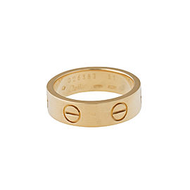 Cartier Love Ring 18k Yellow Gold