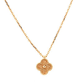 Van Cleef & Arpels Sweet Alhambra Rose Gold Necklace