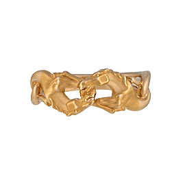 Carrera y Carrera 18K Yellow Gold Horse Ring Size 6.75