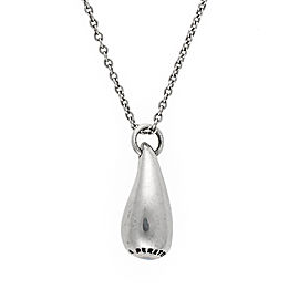 Tiffany & Co. Elsa Peretti Sterling Silver Tear Drop Pendant Necklace