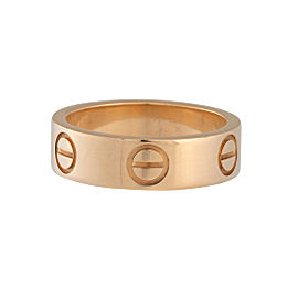 Cartier Love 18K Yellow Gold Ring Size 4.5