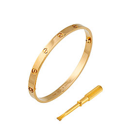 Cartier Love Bracelet 18K Yellow Gold Size 21