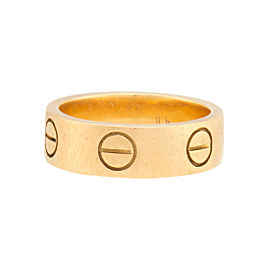 Cartier Love Ring 18k Yellow Gold Size 4.5