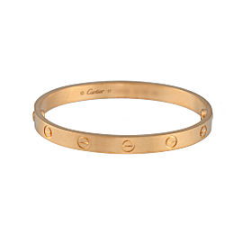 Cartier Love Bracelet 18K Yellow Gold Size 17