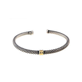 David Yurman Two Tone Cable Classics Bangle