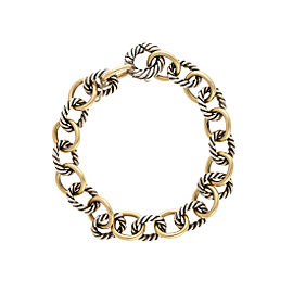 David Yurman 18K Yellow Gold Medium Oval Link Bracelet