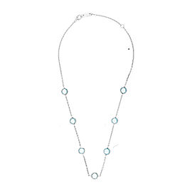 Ippolita Rock Candy .925 Silver Lollipop Blue Topaz Necklace