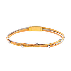 Marco Bicego 18K Tri-Color 0.15ct. Diamond Bracelet