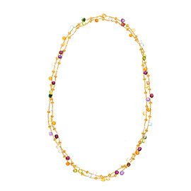 Marco Bicego 18K Yellow Gold with Paradise Mixed Gemstone Necklace