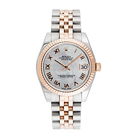 Rolex Oyster Perpetual Datejust 178271 MRJ Stainless Steel and 18k Rose Gold 31mm Womens Watch