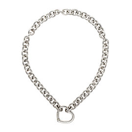 Tiffany & Co. 925 Sterling Silver Heart Lock Necklace