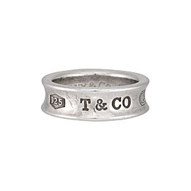 Tiffany & Co. Sterling Silver 1837 Band Ring Size 7