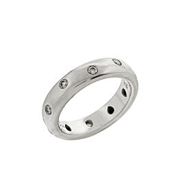 Tiffany & Co. Platinum Etoile Diamond Band Ring