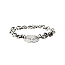 Tiffany & Co. Return To Tiffany Oval Tag Sterling Silver bracelet