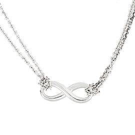 Tiffany & Co. Sterling Silver Infinity Pendant Necklace