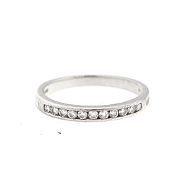 Tiffany & Co. Platinum Diamond Wedding Band