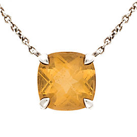 Tiffany & Co. Sparklers Citrine Sterling Silver Pendant Necklace