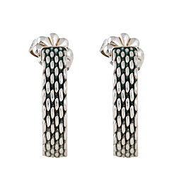 Tiffany & Co. Sterling Silver Somerset Huggie Earrings