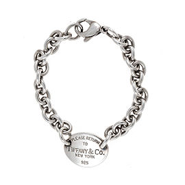 Tiffany & Co. Sterling Silver Return to Tiffany Tag Link Bracelet