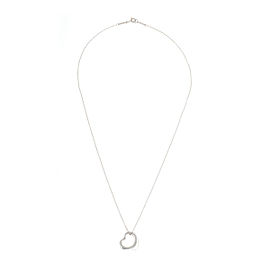 Tiffany & Co. Elsa Peretti 950 Platinum Open Heart Necklace