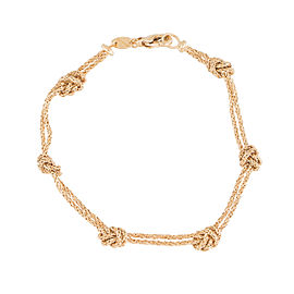 Tiffany & Co. 18k Yellow Gold Knot Bracelet