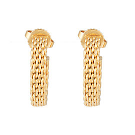 Tiffany & Co. 18K Yellow Gold Mesh Earrings