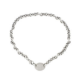 Tiffany & Co. Return to Tiffany Oval Tag Necklace