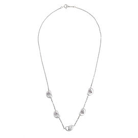 Tiffany & Co. Peretti Sterling Silver 5-Bean Necklace