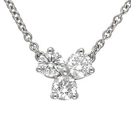 Tiffany & Co. Platinum 0.30ct. Diamond Pendant Necklace