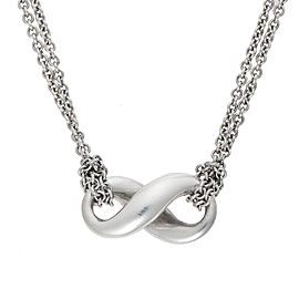 TIffany & Co. Sterling Silver Infinity Pendant Necklace