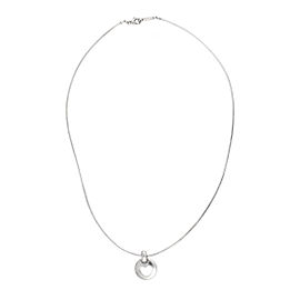 Tiffany & Co. Sterling Silver Heart Cut Out Necklace