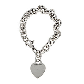 Tiffany & Co. Sterling Silver Return To Tiffany Heart Tag Bracelet