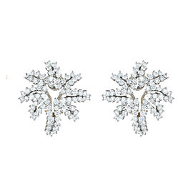 Tiffany & Co. Firework Collection Platinum Diamond Earrings