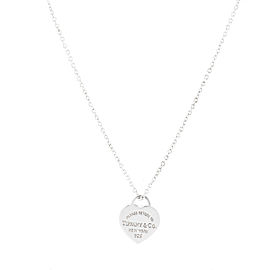 Tiffany & Co. Sterling Silver Heart Pendant Necklace