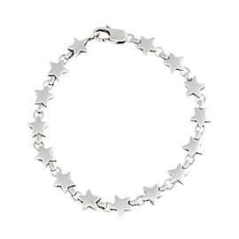 Tiffany & Co. Sterling Silver Star Link Bracelet