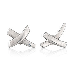 Tiffany & Co. 925 Sterling Silver X Earrings