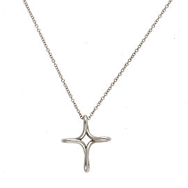 Tiffany & Co. 950 Platinum Infinity Cross Necklace