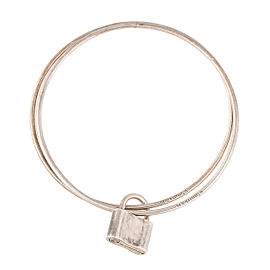 Tiffany & Co. Sterling Silver Lock Wire Bracelet