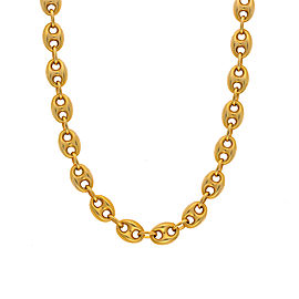 18K Yellow Gold Mariner Link Necklace