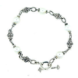 Stering Silver Fresh Water Pearl Bracelet