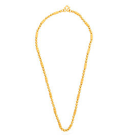 24K Yellow Gold Chain Necklace