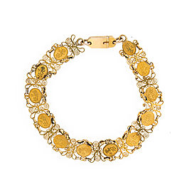 18K Yellow Gold Link Bracelet