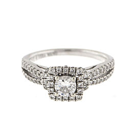 Vera Wang 14 White Gold Diamond 'Love' Ring