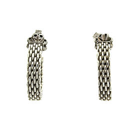 Tiffany & Co. Sterling Silver Mesh Earrings