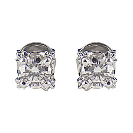 18K White Gold Round 0.40ct. Diamond Earrings