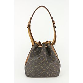 Louis Vuitton Monogram Petit Noe Drawstring Bucket Hobo 11LV106