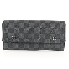 Louis Vuitton Damier Graphite Modulable Long Snap Wallet 13lvs421