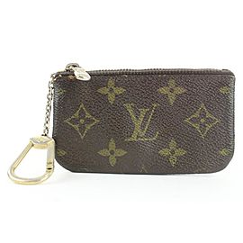 Louis Vuitton Monogram Key Pouch Porte Cles Keychain 15lvs113