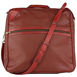 Louis Vuitton 1986 LV Cup Red Travel Bag 5LL1021