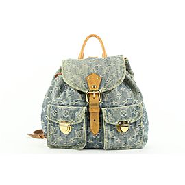 Louis Vuitton Monogram Denim Sac a Dos GM Backpack 279lvs512